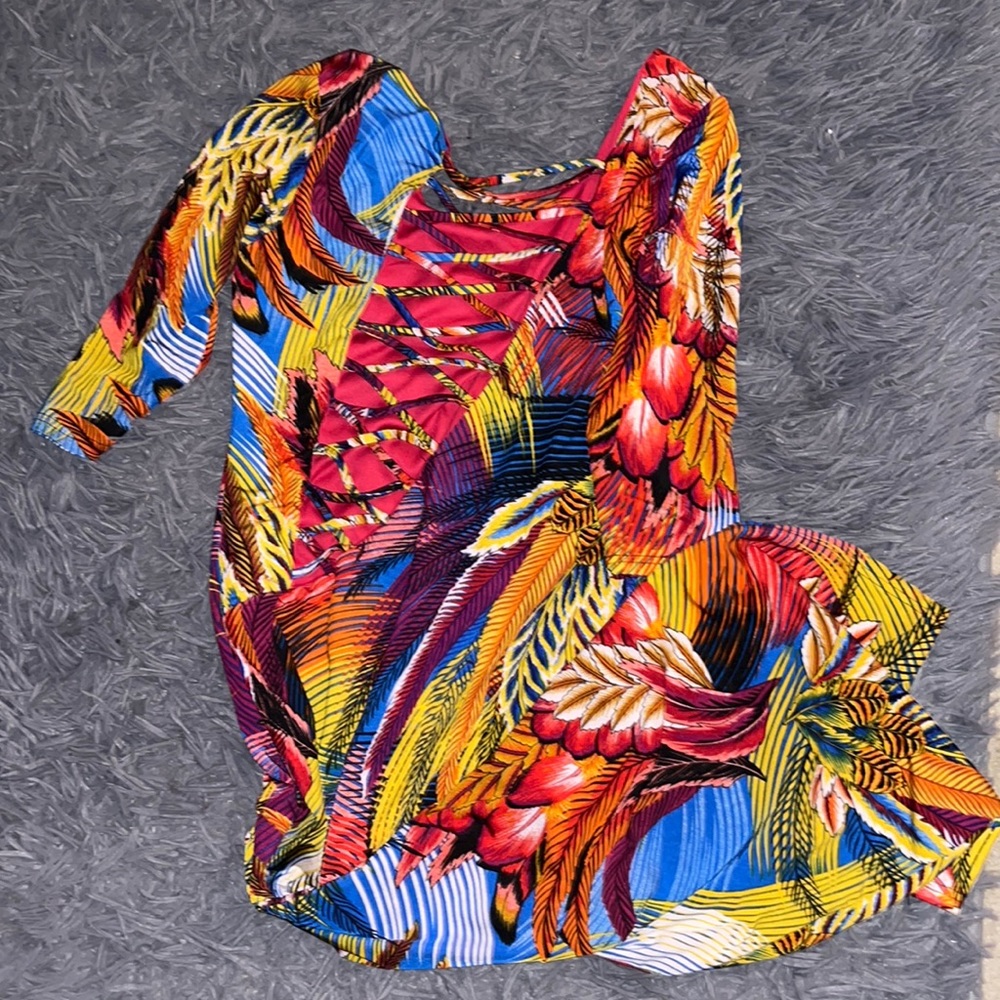 Tropical sexy dress